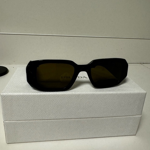 Prada Symbole Rectangular Sunglasses - Picture 1 of 5